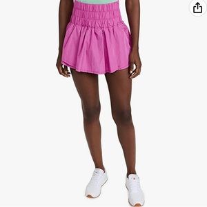 hot pink free people skort